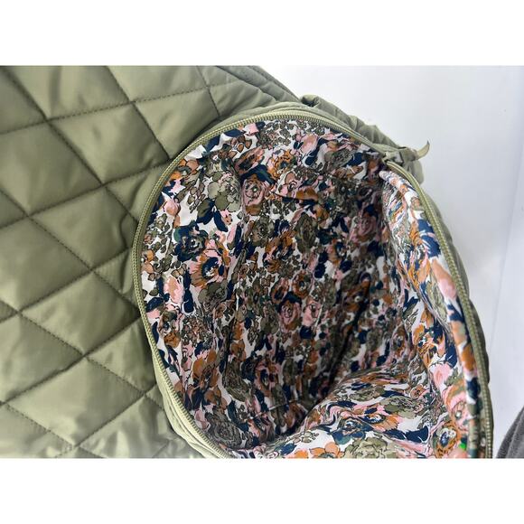 Vera Bradley Backpack Ultralight L Bag School College Green Sage Quilted New main image 4